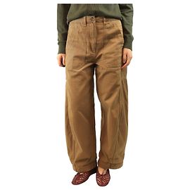 Autre Marque Pantalones de algodón marrón - talla UK 10