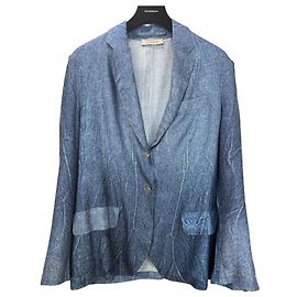 Autre Marque Laneus Blazer aus blauer Viskose