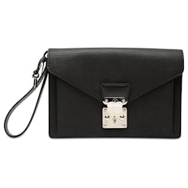 Louis Vuitton Pochette Sellier Dragonne in Epi nero