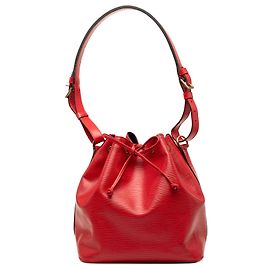 Louis Vuitton Petit Noe in pelle Epi rossa