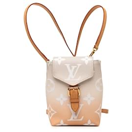 Mini zaino Louis Vuitton Orange Monogram Giant By The Pool