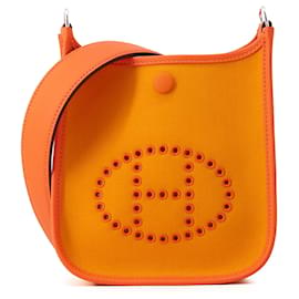 Hermès Orange Toile Officier e Swift Neo Evelyne 16