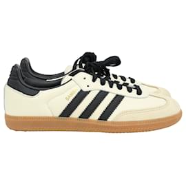 Autre Marque Adidas Samba OG Sneaker aus cremefarbenem Leder