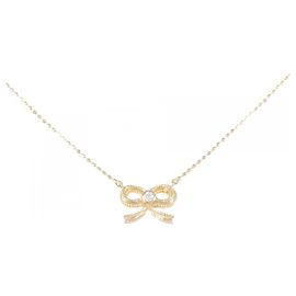 Autre Marque Collana Ribbon in Diamanti Au750