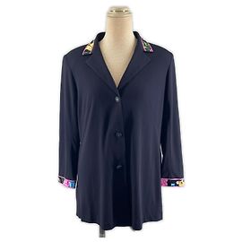 Autre Marque LEONARD FASHION Giacca-camicia con stampa floreale