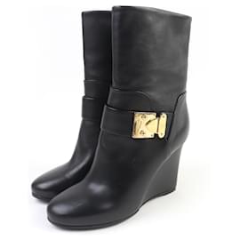 Botines cortos de cuero Louis Vuitton