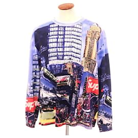 Top de manga larga Supreme Skyline Sequin de algodón