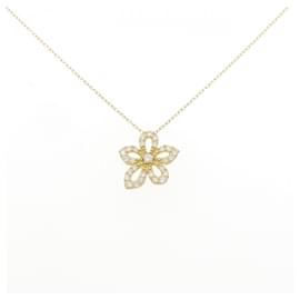Autre Marque Collana Fiore in Diamanti Au750