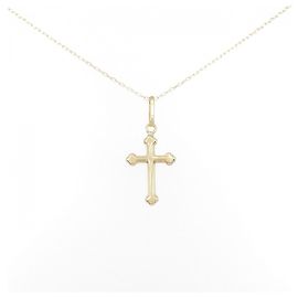 Autre Marque Collana con Croce Au750