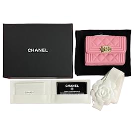 Chanel Boy Ledergeldbörse