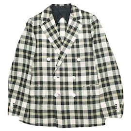 Chaqueta de lana y lino a cuadros Drawer Loro Piana - Autre Marque