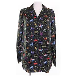 Christian Dior Diack Pixel Seidenhemd