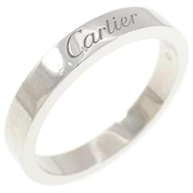 Cartier Gravierter Ringband aus Platin 950