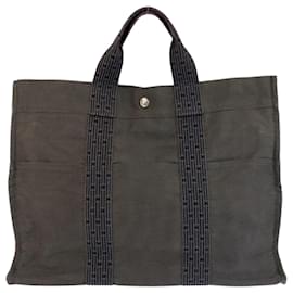 Hermès Hermes Herline MM Tote Tasche Grau