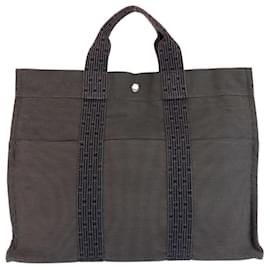 Hermès Hermes Herline MM Tote Tasche Grau