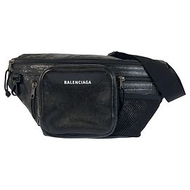 Marsupio Balenciaga Explorer in pelle nera