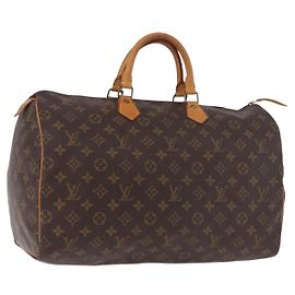 LOUIS VUITTON Bolsa Monogram Speedy 40 M41522 LV Auth 183964A