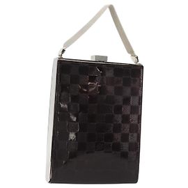 LOUIS VUITTON Borsa Damier Vernis Anju GM Rosso Carmine N92108 LV Auth bs35470