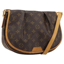 LOUIS VUITTON Sac à épaule Monogram Menilmontant PM M40474 LV Auth 183182