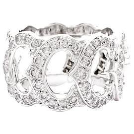 Cartier Ring, "C de Cartier", Weißgold, Diamanten.