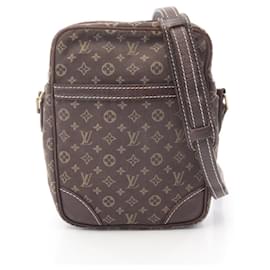 Borsa a tracolla Louis Vuitton Pochette Danube Monogram Mini Lin Ebene
