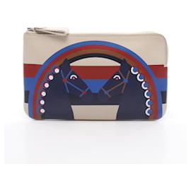 Pochette à main Hermes Carre Pocket Long Rainbow Love Beton - Hermès