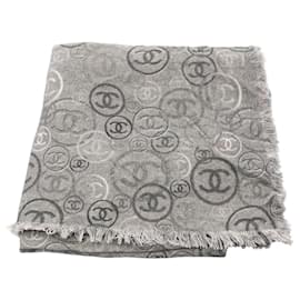 Stola in cashmere Chanel Coco Mark