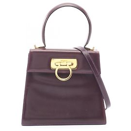 Salvatore Ferragamo Gancini 2-Way Handbag