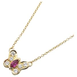 Van Cleef & Arpels Papillon Ruby and Diamond Necklace