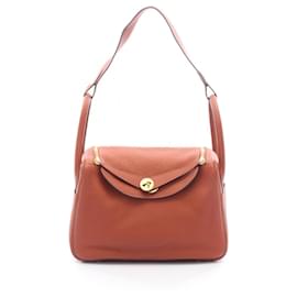 Borsa a tracolla Hermes Lindy 30 Cuivre - Hermès