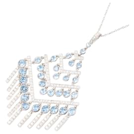 Collana chandelier in acquamarina e diamanti Tiffany & Co.