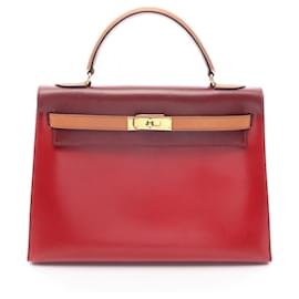 Hermès Borsa Hermes Kelly 32 Tricolor