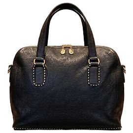 Valentino Garavani Borsa a spalla in pelle nera