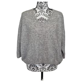 Orfeo Paris Charlotte Grauer Strickpullover - Autre Marque