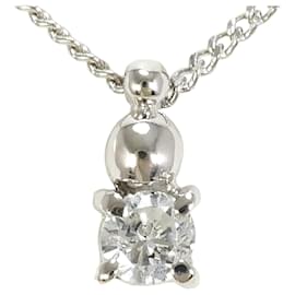 Autre Marque Collana in platino PT900/850 con diamante