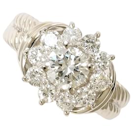 Autre Marque Platin-Diamant-Ring