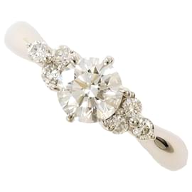 Autre Marque Platinring mit Diamant