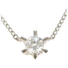 Autre Marque Collana in platino PT850 con diamante