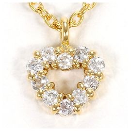 Autre Marque Collana in oro giallo 18K con diamante