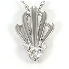Autre Marque Collar de platino con diamante