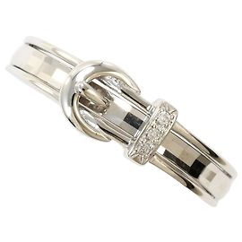 Autre Marque PT900 Platinring mit Diamant