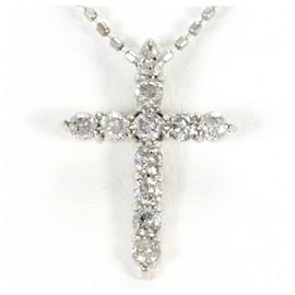 Autre Marque Collana in oro bianco 18K e diamanti
