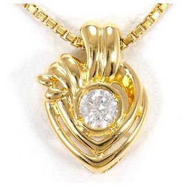 Autre Marque Collana in oro giallo 18K con diamante