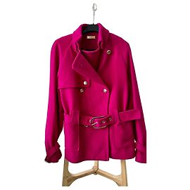 Versace Jeans Couture Giacca Corta Rosa Fucsia con Cintura