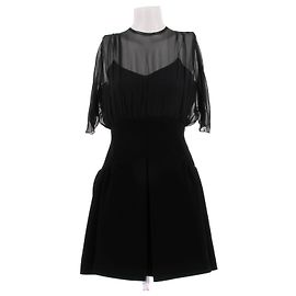 Abito in lana nero Miu Miu Taglia 40