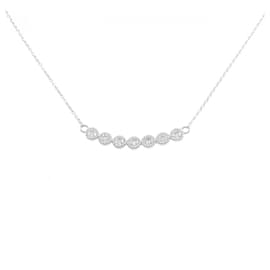 Pt900/Pt850 Platinum Diamond Necklace - Autre Marque