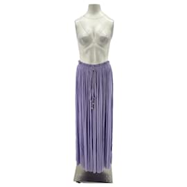 Autre Marque Falda larga de seda violeta HANNE BLOCH