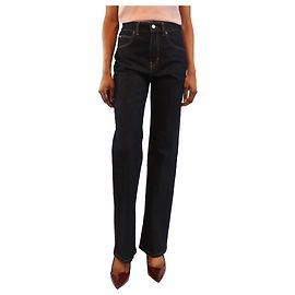 Victoria Beckham High Rise Julia Jeans in Blau - Größe UK 8