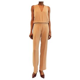 Brunello Cucinelli Mono sin mangas en tono neutro - talla S