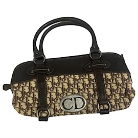 Borsa Dior Monogramme in tela e pelle marrone